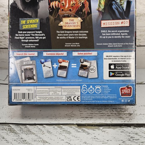 Space Cowboys Unlock! Epic Adventures Card Game 2021 Escape Room New Sealed - Picture 4 of 10