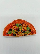 Lot of 3 Pizza Kitchen Replacement Food Pieces Pretend Play Fast Food