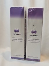 LOT OF 2 - Purple Toothpaste for Teeth Whitening Exp 7/26