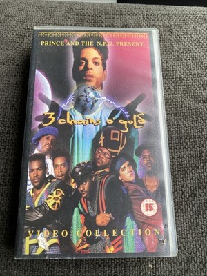 PRINCE 3 Chains o´gold VHS Rarirät Prince & the N.P.G Video Collection