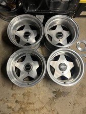 4 Vintage Prime Wheel 5 Star Rims 15x10 6x5.5 Pattern Deep Dish