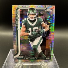Allen Lazard 2025 Topps Chrome #236 Pulsar Refractor