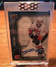 2019-20 UD Buybacks 2015-16 Instant Impressions SEAN MONAHAN II-8 12/25 Auto COA