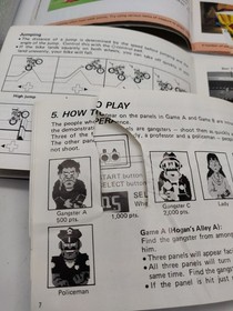 Excitebike Zelda Hogan's Alley Nintendo NES Instruction Manual Cut UP READ READ