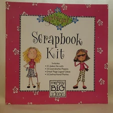 Me & My Big Ideas "Girly Girl" 12 X 12 Scrapbook Kit 16 Pages 32 Die Cuts