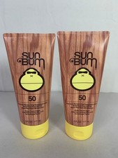 Sun Bum SPF 50 Premium Sunscreen Lotion 6 oz EXP 10/2026 Lot of 2 2.49 per gallon