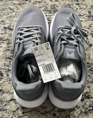 NWT Adidas EQ19 Run Gray Mens Size 8.5 Running Shoe Sneakers H02040 NEW