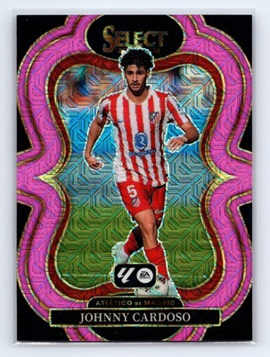 2025-26 Panini Select La Liga #123 Johnny Cardoso Pink Mojo #/99