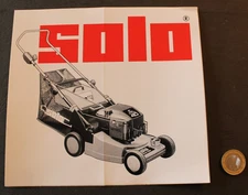 Autocollant / Sticker - Matériel agricole Tondeuse SOLO