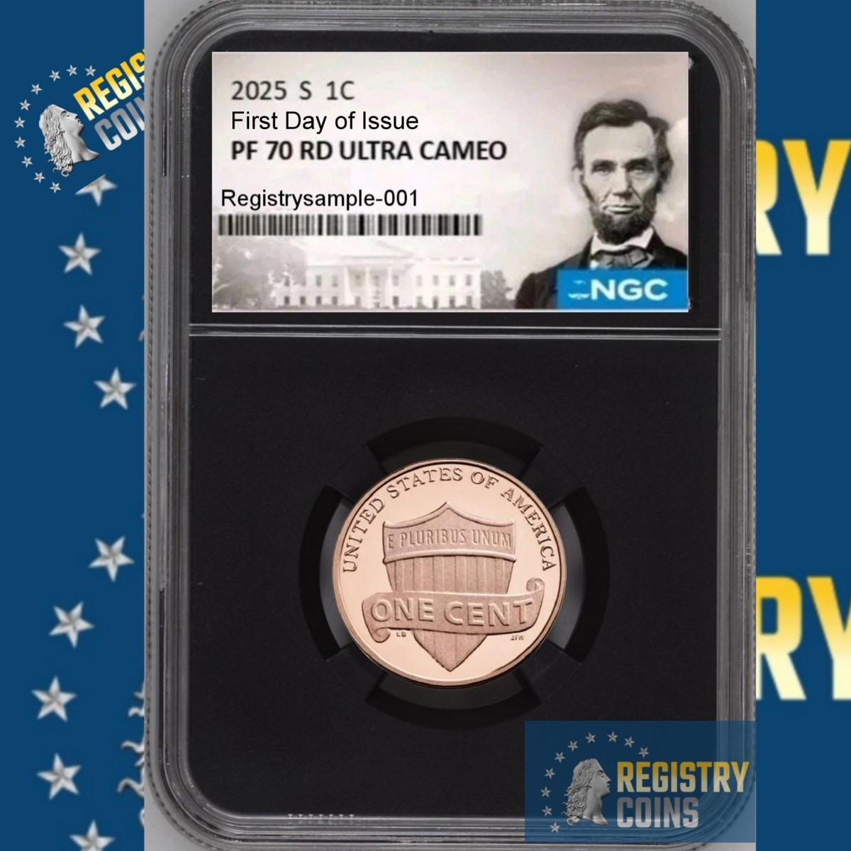 2025 S Lincoln Cent 1C NGC PF70 RD Ultra Cameo First Day of