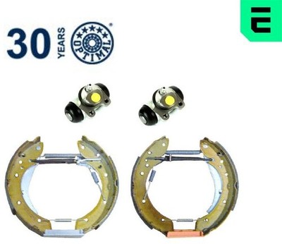 OPTIMAL OP-BSK00219 Bremsbackensatz 4 Bremsbacken Trommelbremse für Peugeot 