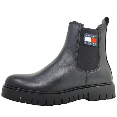 Tommy Hilfiger Oelsea Boots Damen Stiefel in Schwarz