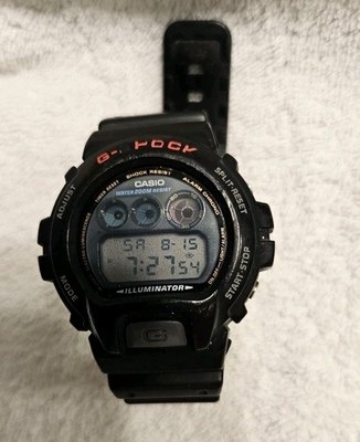 CASIO G-SHOCK DW6900 1289 Black Digital Waterproof Watch Working Condition