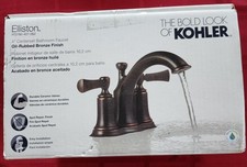 Kohler Elliston R72780-4D1-2BZ 4” Centerset Bathroom Faucet Oil-Rubbed Bronze