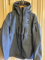 Arc’teryx Alpha SV Stone Wash Blue Rain Ski Waterproof Jacket Men’s Size Medium