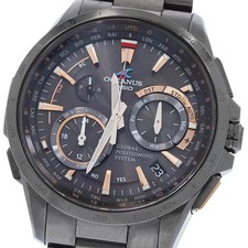 Casio Oceanus OCW-G1000B-1A2JF GPS Solar Radio Men's Used
