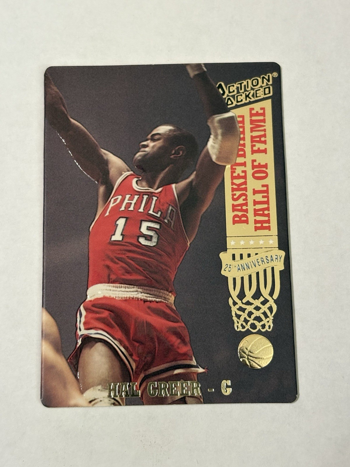 Hal Greer NEAR MINT 1993 Action Packed Hall Of Fame #34 Philadelphia 76ers