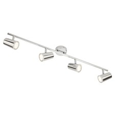 Litecraft Trisha Spotlight Bathroom Adjustable Bar or Plate - Polished Chrome   