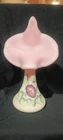 Vintage Fenton Burmese JIP Uranium Vase; L. Everson;#61; Mint Condition