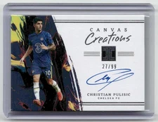 Christian Pulisic 2021-22 Impeccable #CC-CP Canvas Creations Auto /99