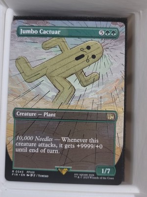 Jumbo Cactuar (Borderless) Final Fantasy Regular