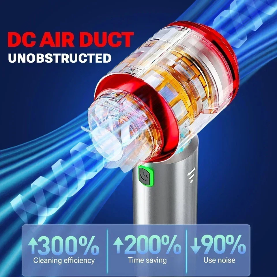 Vacuum Cleaner Cordless Portable Car Vacuum Cleaner for Home Handheld Blower New - Image 3 of 4