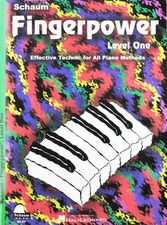 Schaum Fingerpower Level 1 Piano Technique Book  Beginner Piano Book for Ki...
