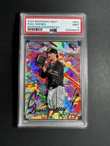 2024 Topps Bowmans Best Paul Skenes Showpieces #BS2 PSA 9 Rookie Card RC