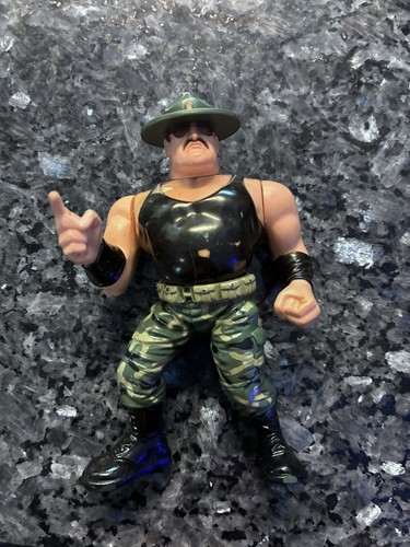 WWF Sgt Slaughter Hasbro Wrestling Figure Series 3...