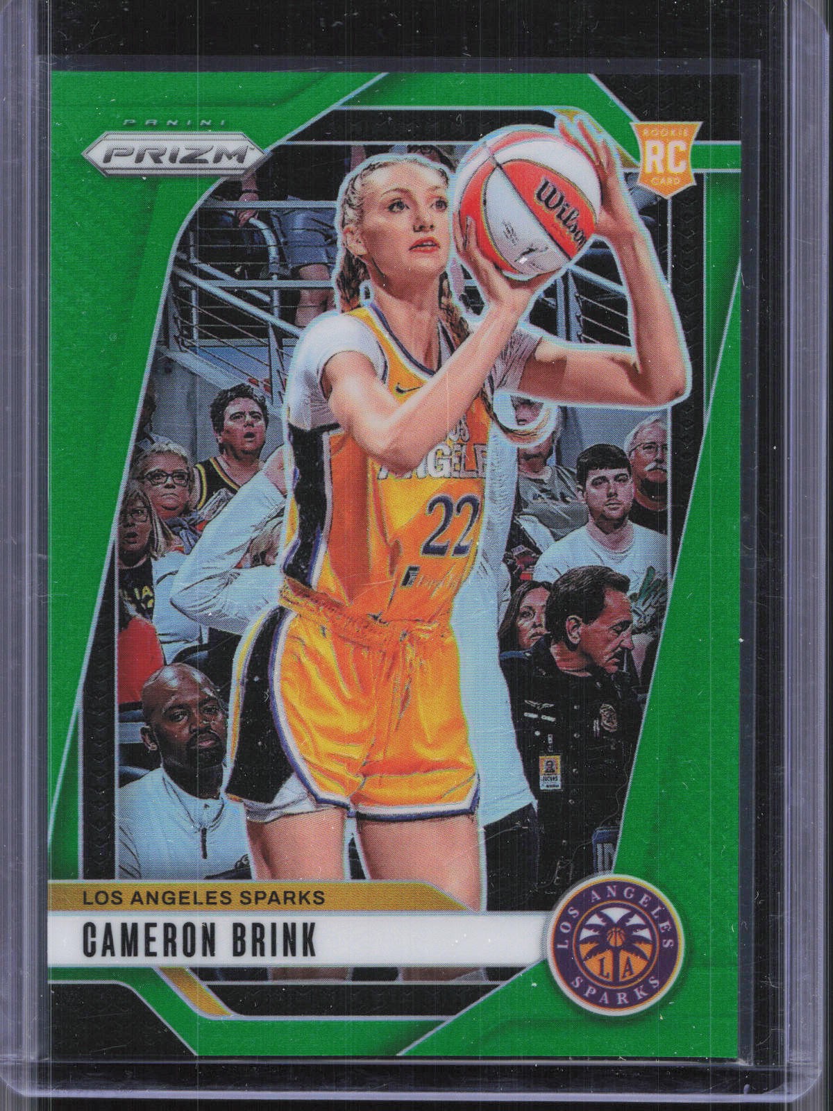 2024 Panini Prizm WNBA #127 Cameron Brink Green Prizms