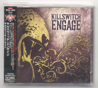 Killswitch Engage   2009  Killswitch Engage  WPCR-14558 CD  Japan . freeship