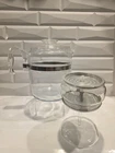 Vintage PYREX 9 Cup Glass Percolator Coffee Pot Flame Ware COMPLETE