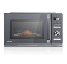 Toshiba 25L Solo 900W Microwave Oven in a Stunning Sleek Morandi Grey Colour.