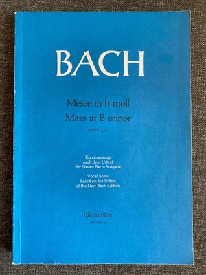 Bach Messe in h-Moll BWV 232: Klavierauszug nach dem Urtext der neuen Ausgabe