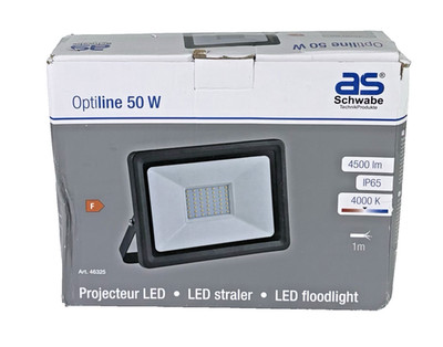as-Schwabe Optiline LED Arbeitsleuchte 50W 4500lm Baustrahler IP65 Flutlicht