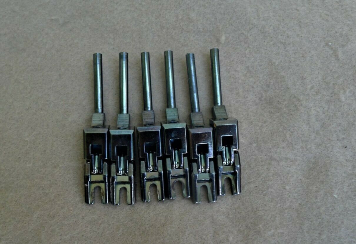 IBANEZ Lo-Pro Edge 6 STRING TREMOLO BRIDGE SADDLES COSMO ( BLACK CHROME)