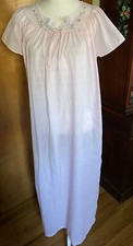 CAROLE vintage nightgown long size M made in the USA pink