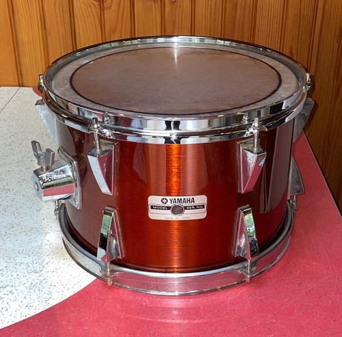 Batteria Tom Vintage 1981 Yamaha Japan 5000 Serie 12 pollici Marrone Setoso! TT-512D