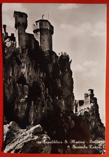 Postcard Republic Of San Marino Rocks And Second Tower 1959 ( C 04 )