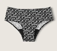 Victoria's Secret Pink PERIOD PANTY Hipster Small New sealed black logo