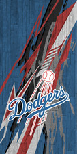 Los Angeles Dodgers Cornhole Board Wrap Set of 2