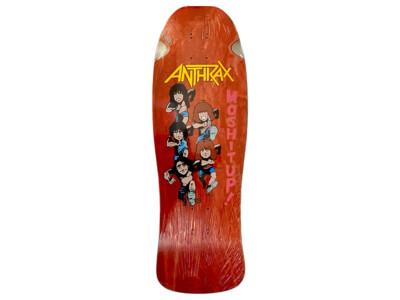 BRAND-X ANTHRAX Mosh it up! 10'' Limited Skateboard Deck rot