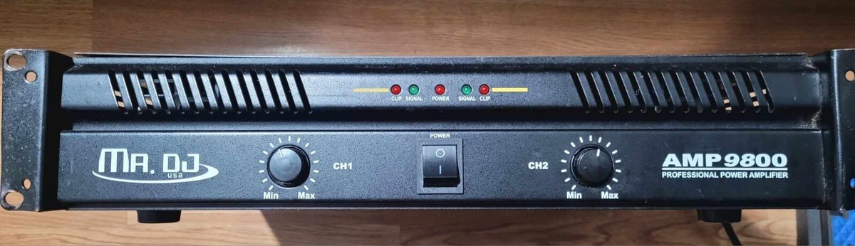Mr.Dj AMP9800 2-Channel professional power amplifier | eBay