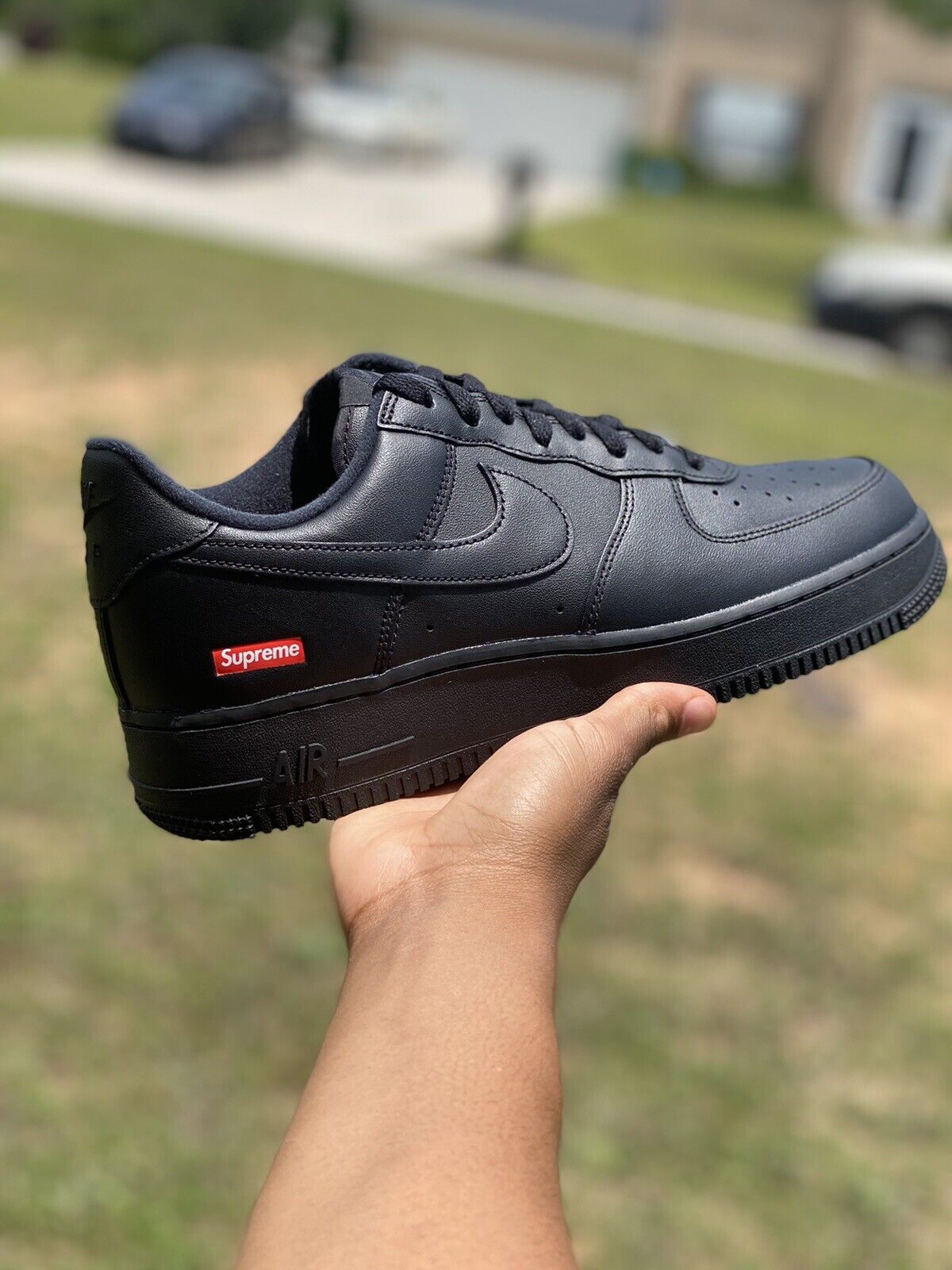 supreme shoes black