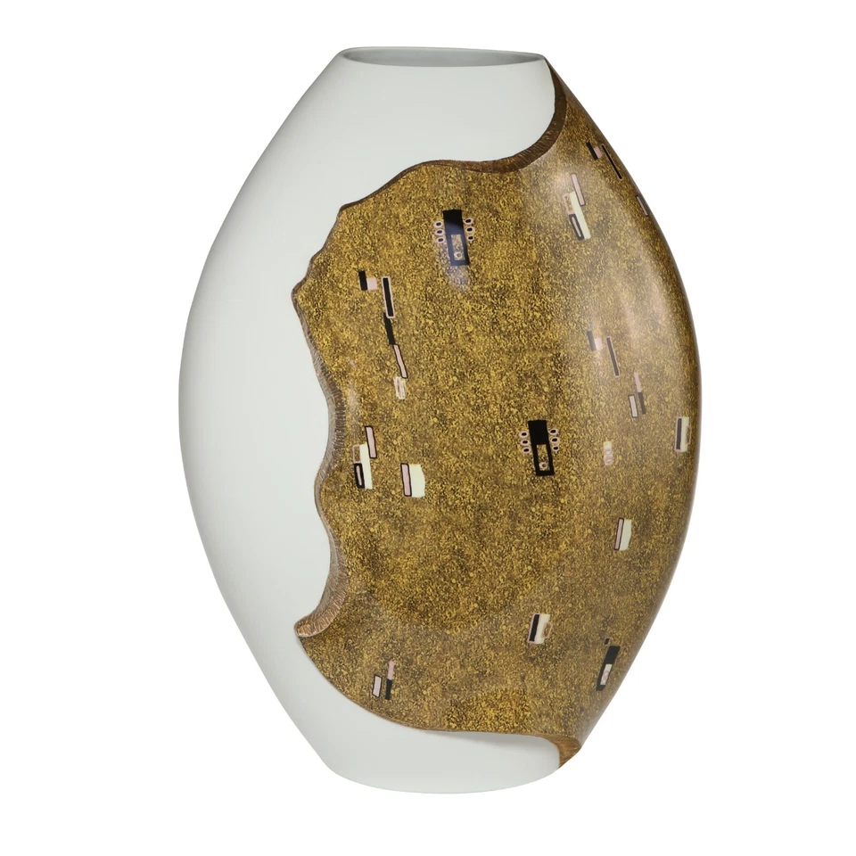 Goebel Gustav Klimt Bodenvase Der Kuss Neuheit 2022 limitiert 8591 46 cm hoch - Bild 2 von 4