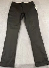 Nifty Genius mens Truffle  Straight Leg Stretch Mid Rise Chino Pants size 32x32