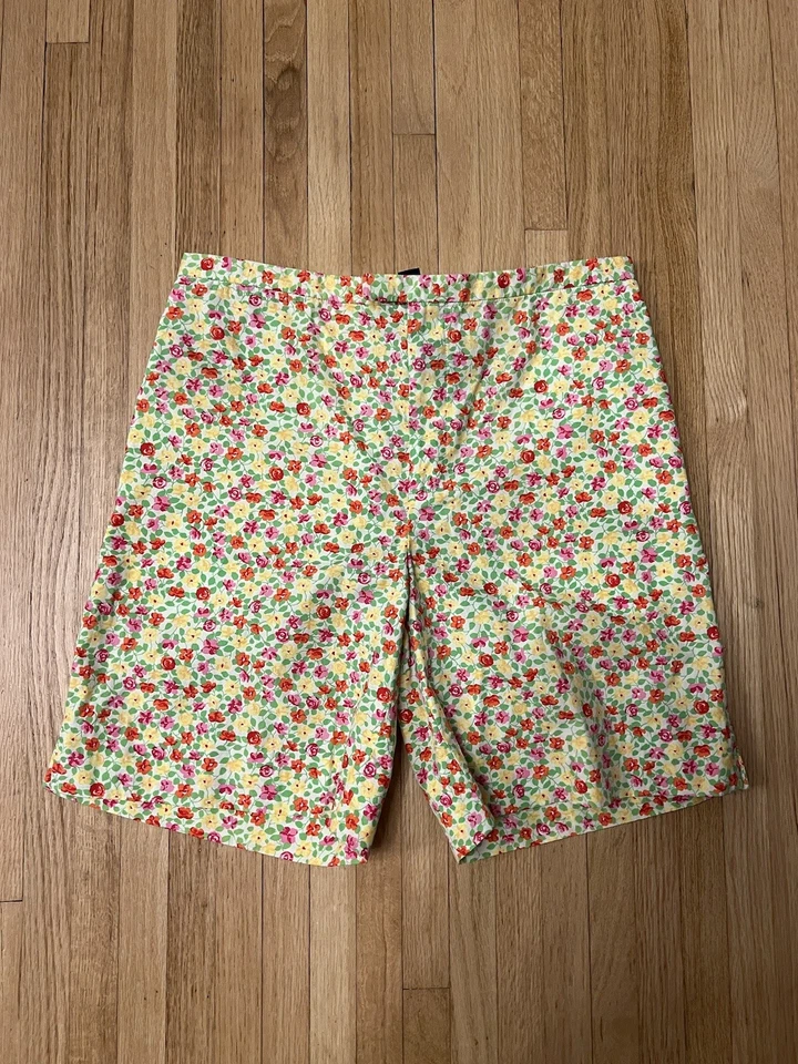 Pantalones Cortos Polo Ralph Lauren De Colección Para Mujer 8 Florales 3 Bolsillos Golf Tenis Preppy Foto 4 de 4