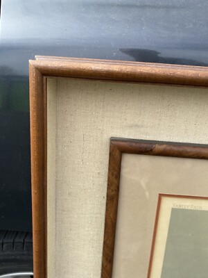 Vintage Antique Golf Club Framed Display with all original items