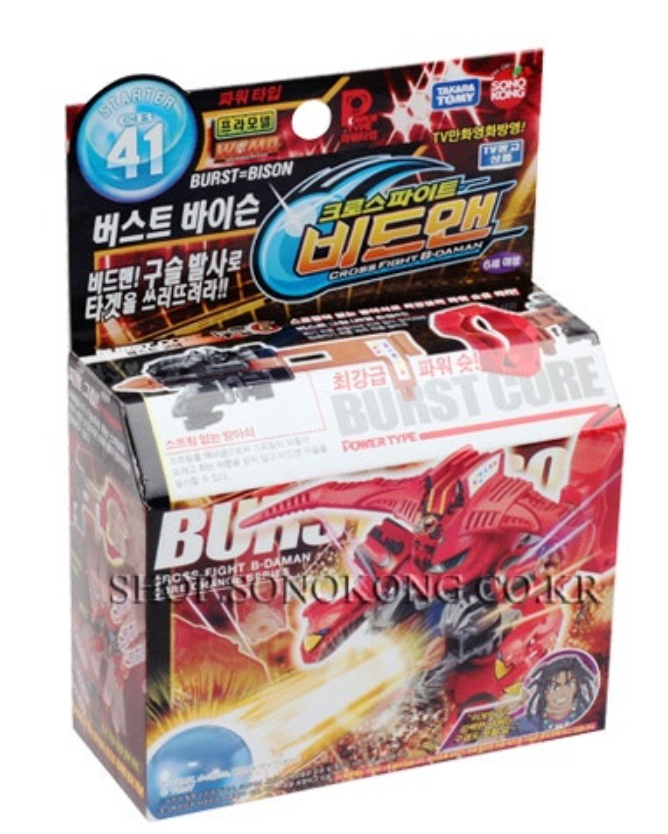 Takara Tomy Cross Fight B-Daman CB-41 BURST=BISON Core Takara Tomy Cross Fight B-Daman CB-41 BURST=BISON Core