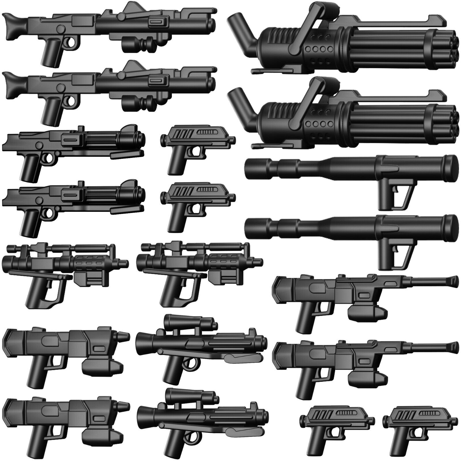 BrickTactical Blaster Pack for Star Wars Minifigures REX Clonetrooper Droid Army